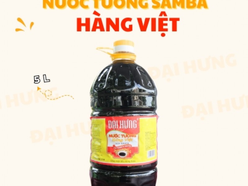 Nước tương hàng việt Đại Hưng 5 L